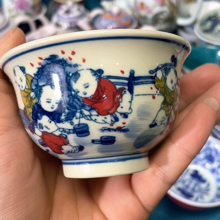 景德镇陶瓷主人杯13444