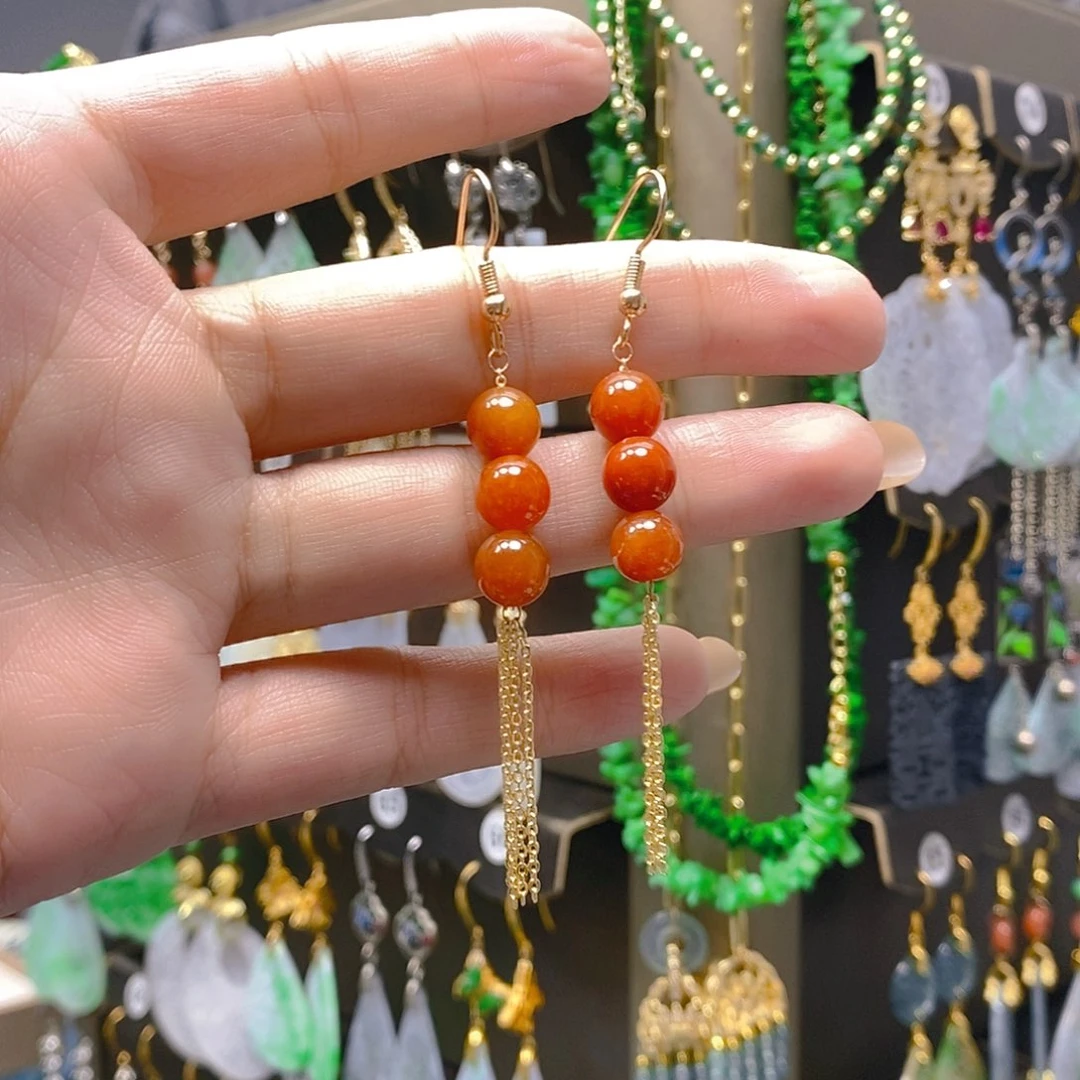 未镶嵌翡翠耳饰翡翠