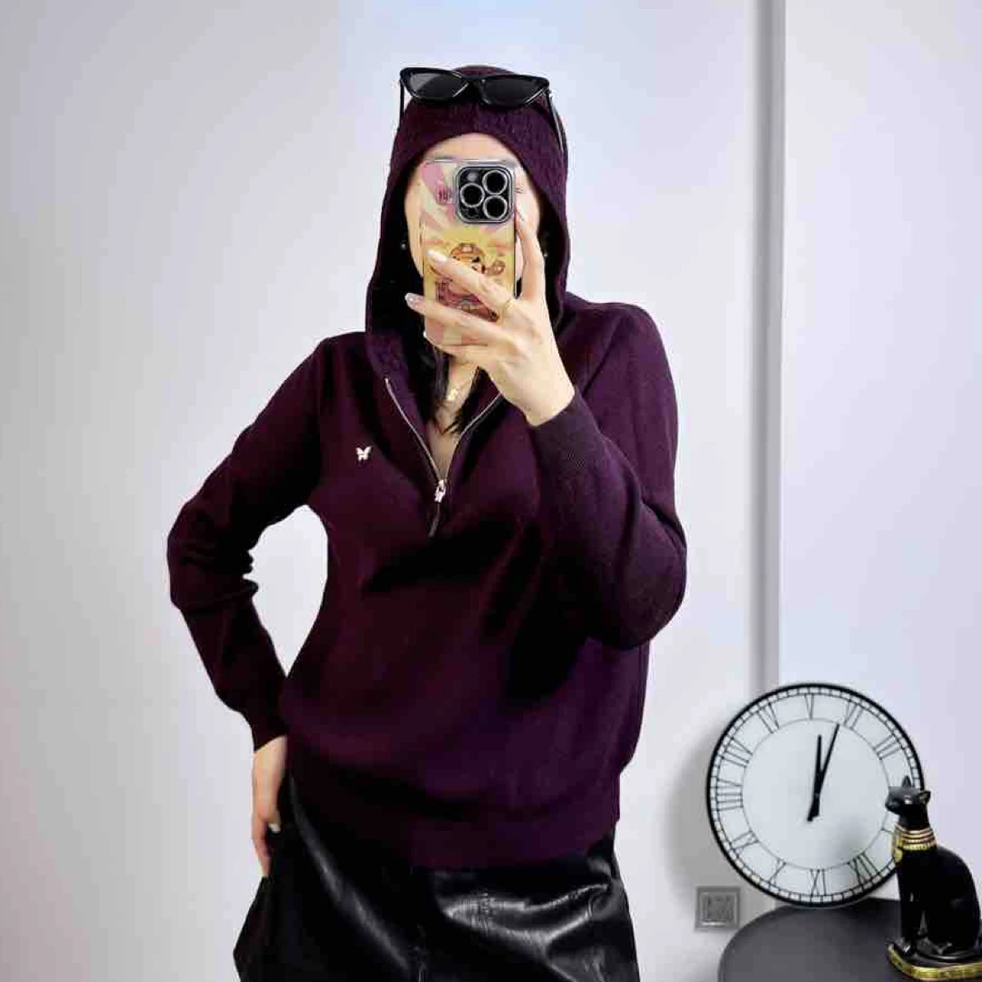 米99331 高品质面料冬款大码女装加厚针织上衣