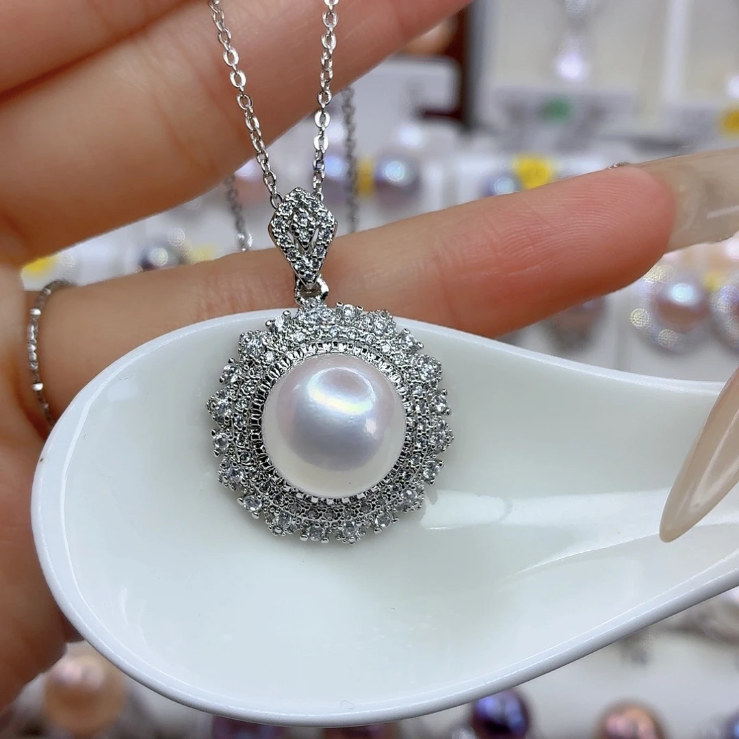 淡水珍珠颈饰合金F