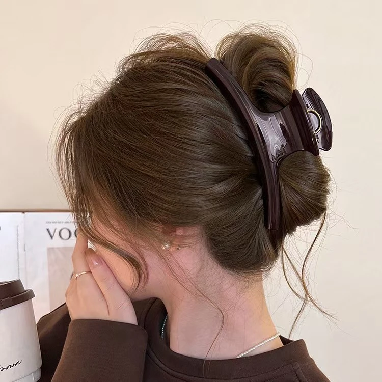 复古港风优雅女大抓夹抓夹发夹气质时尚日韩法式网红百搭简约