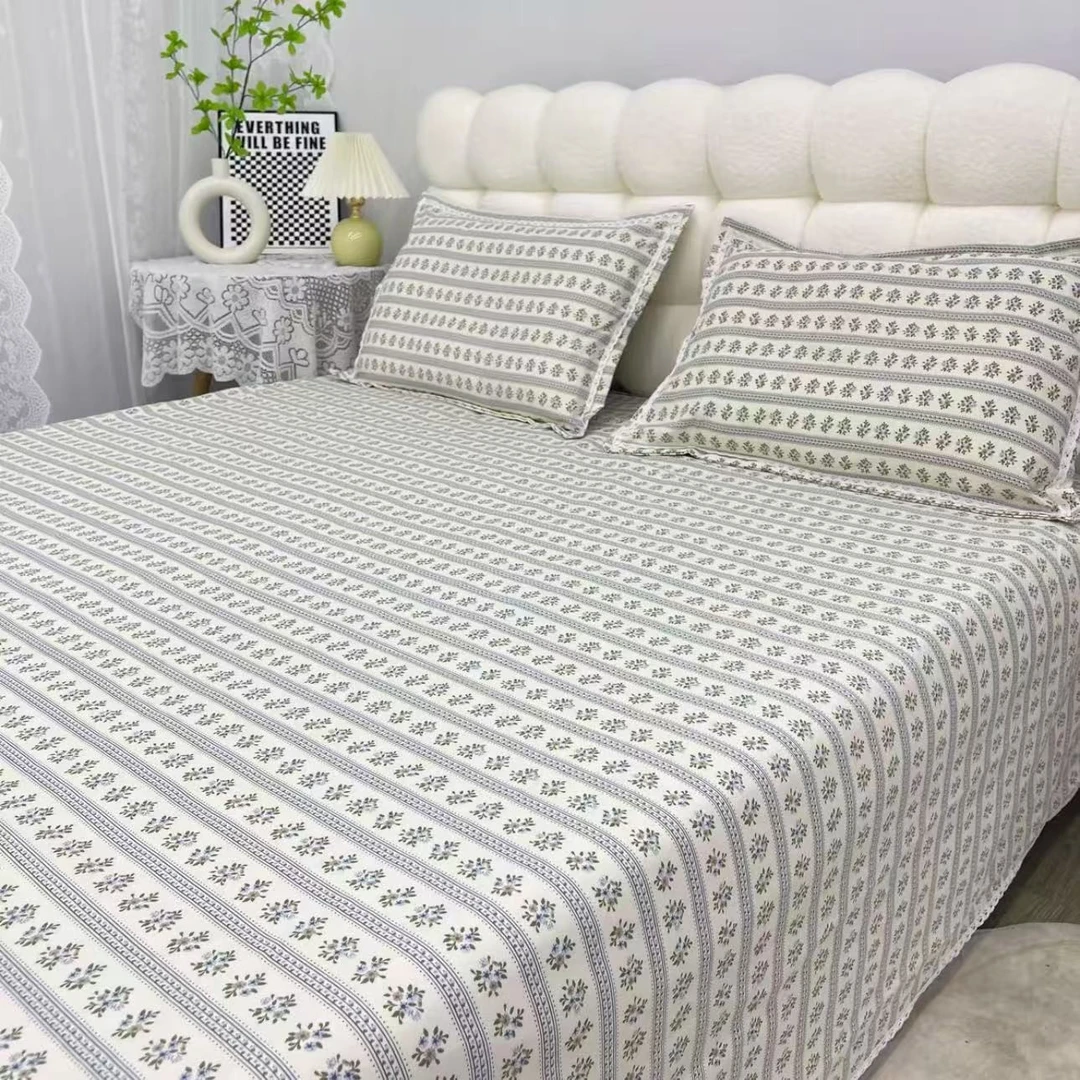 【初梦】山东非遗正宗细纱原棉老粗布四季布加厚斜纹柔软亲肤吸汗