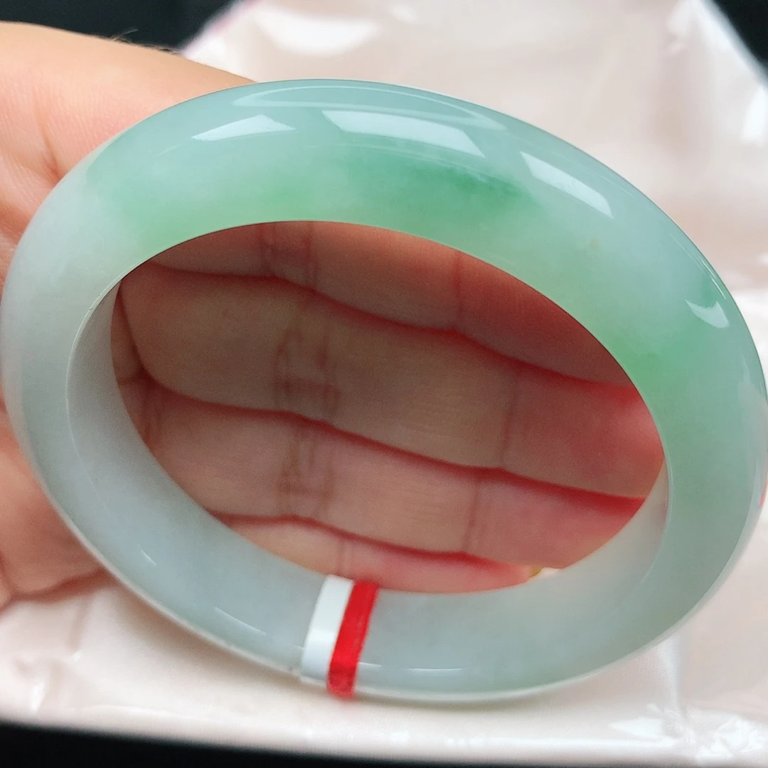未镶嵌手镯翡翠11冰胶绿