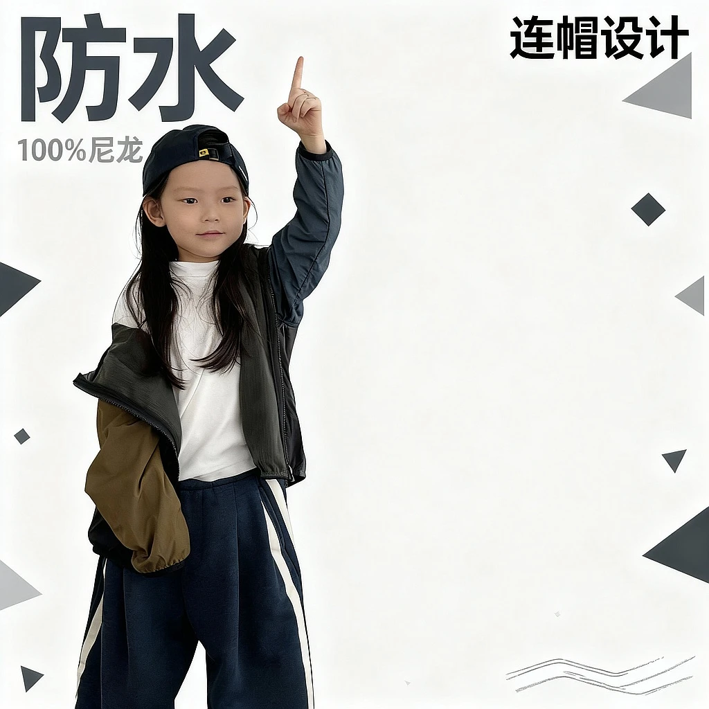 miniwhy亲子童装 | 比软壳更软！轻便软乎乎户外运动连帽外套25秋