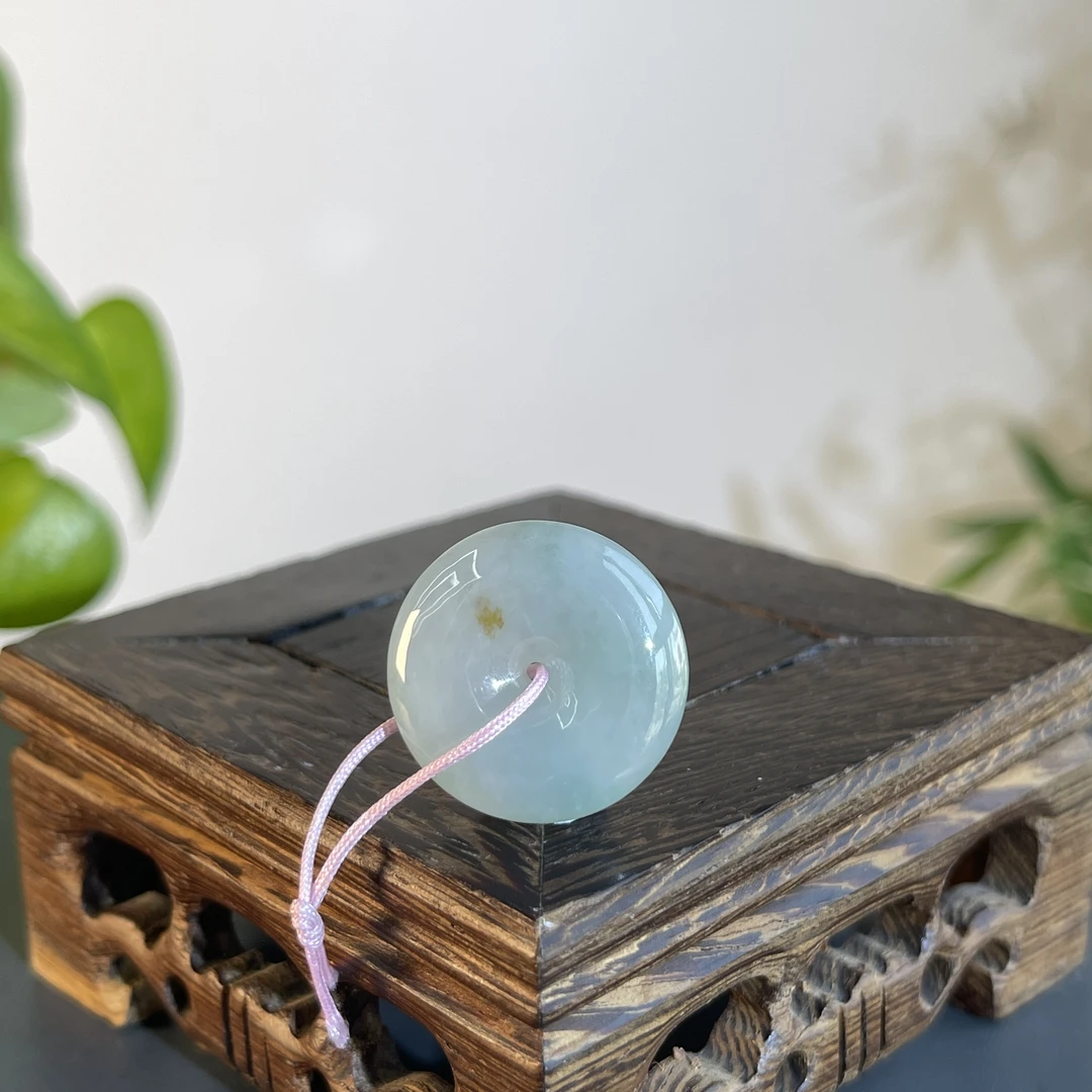 JXA21-015 天然翡翠缅甸A货 平安扣