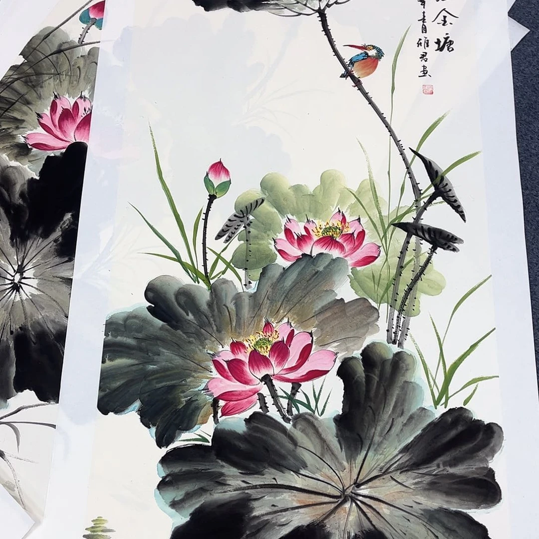 国画宣纸国画纯手绘作品
