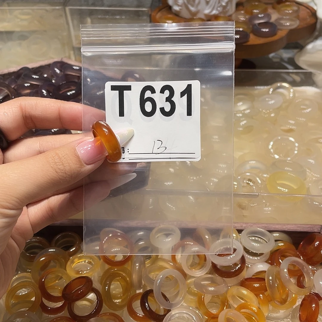 玛瑙/玉髓未镶嵌戒指631