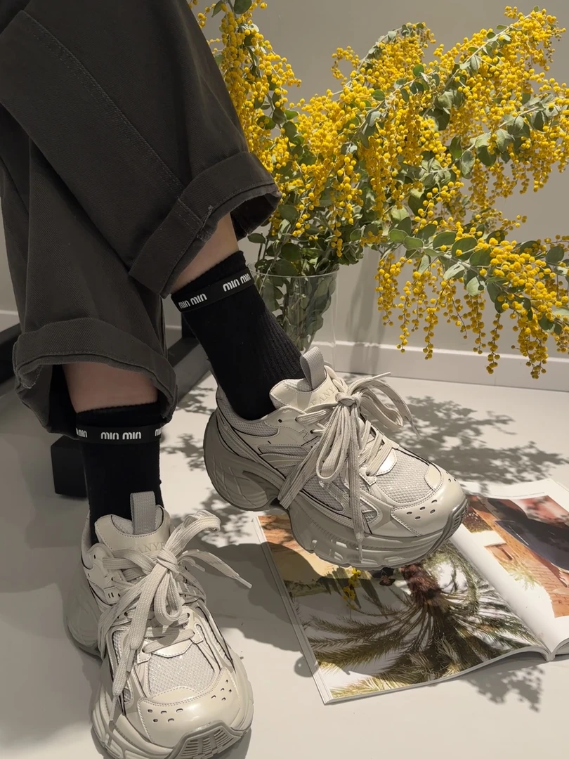 FANYE 2025新款定制百搭复古厚底老爹鞋8260