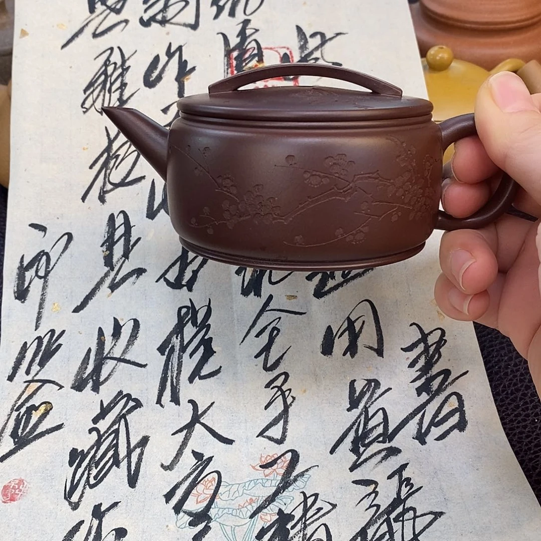 茶壶紫泥黄龙原矿紫砂泥料子