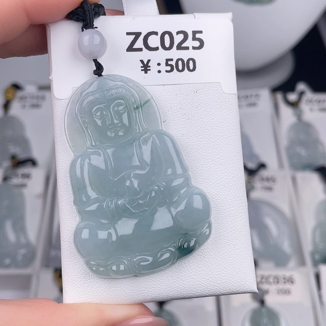 翡翠未镶嵌颈饰zc025