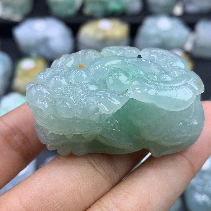 翡翠未镶嵌颈饰天然缅甸翡翠