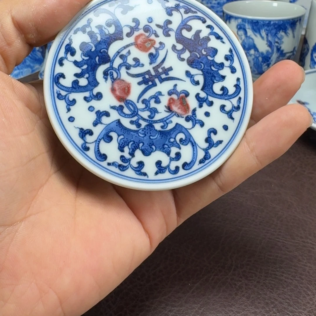 简***的瓷片当代景德镇陶瓷手绘茶具