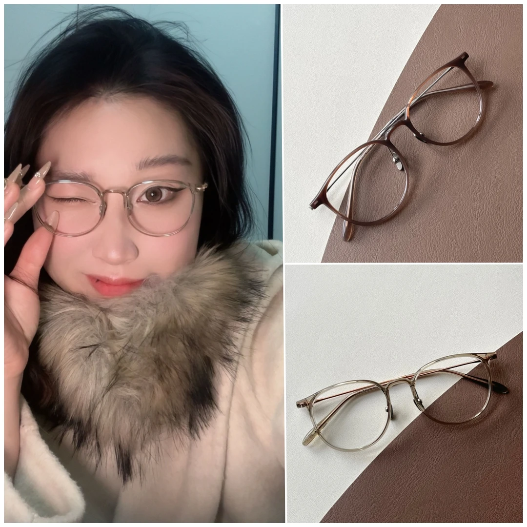 【β钛9802】眼镜框韩版散光近视素颜必备尺寸：50-16-143