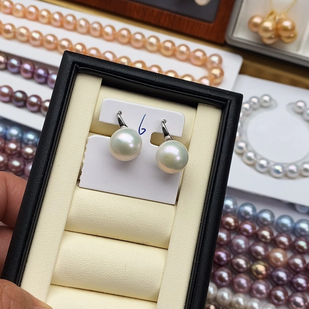 银S925镶嵌淡水珍珠颈饰