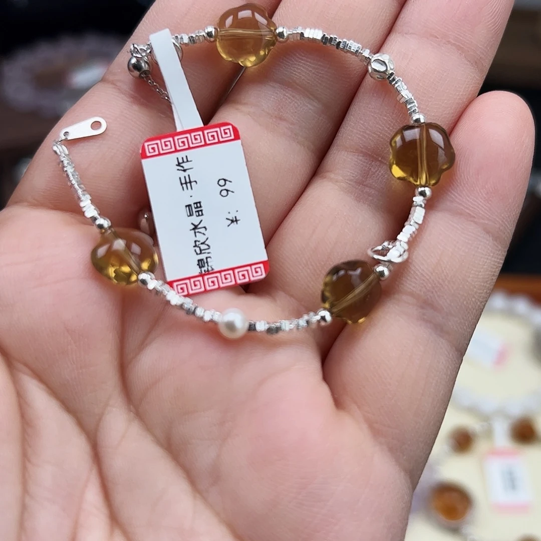 芝***猪水晶手链未镶嵌412