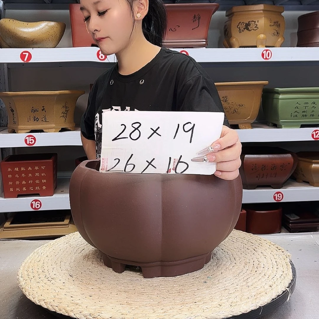 紫砂花盆紫砂花盆