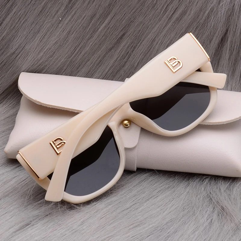 白色墨镜女潮复古厚边时尚户外女士偏光太阳镜防晒开车眼镜黑色