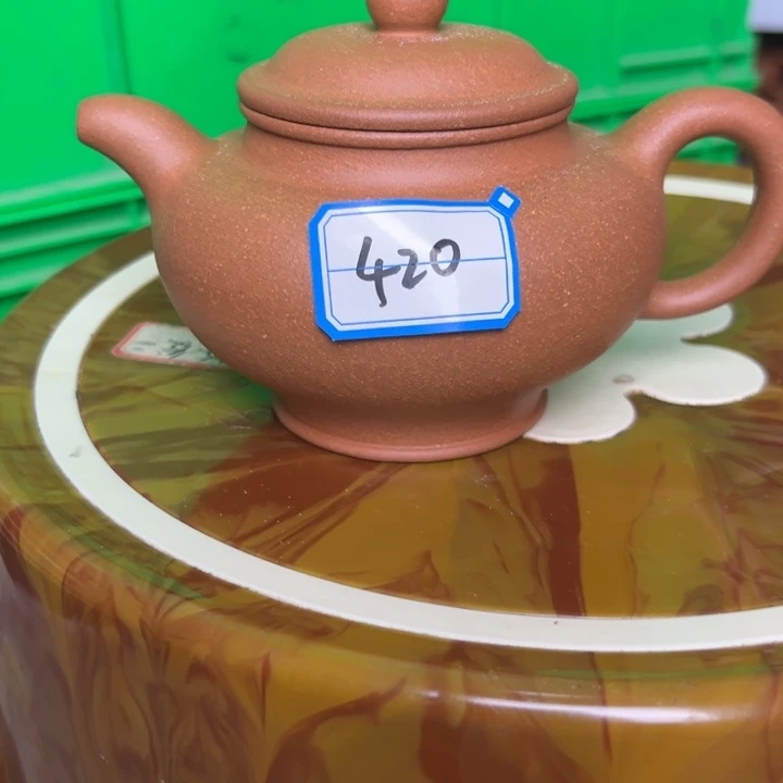 紫砂茶壶降坡泥半手420