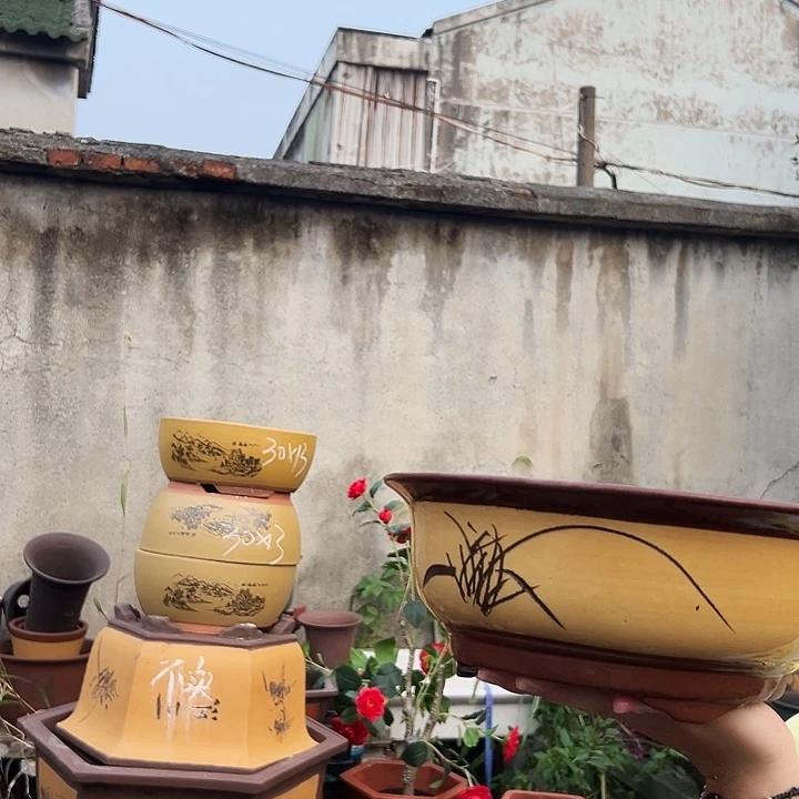 032中号一个花盆花盆