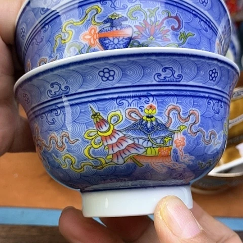 景德镇陶瓷藏式茶碗