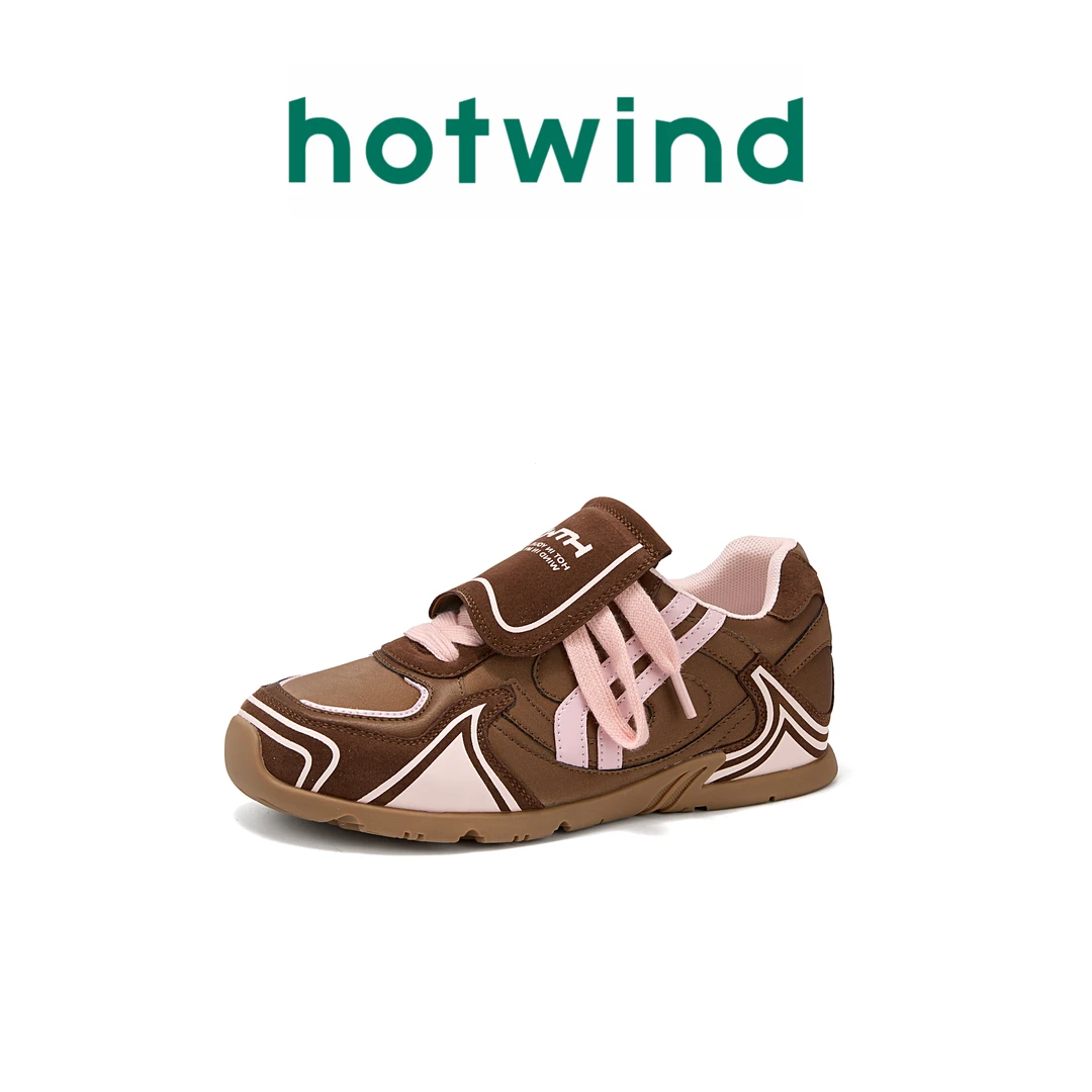 Hotwind/热风2025年新款潮流德迅鞋时尚百搭透气小清新韩版厚底