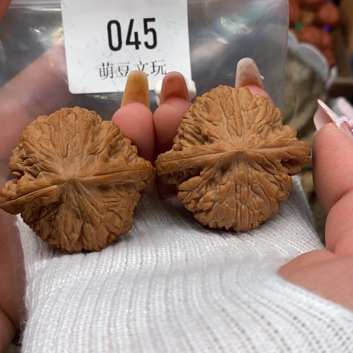 文玩核桃把件默认微瑕045大绣球43全品