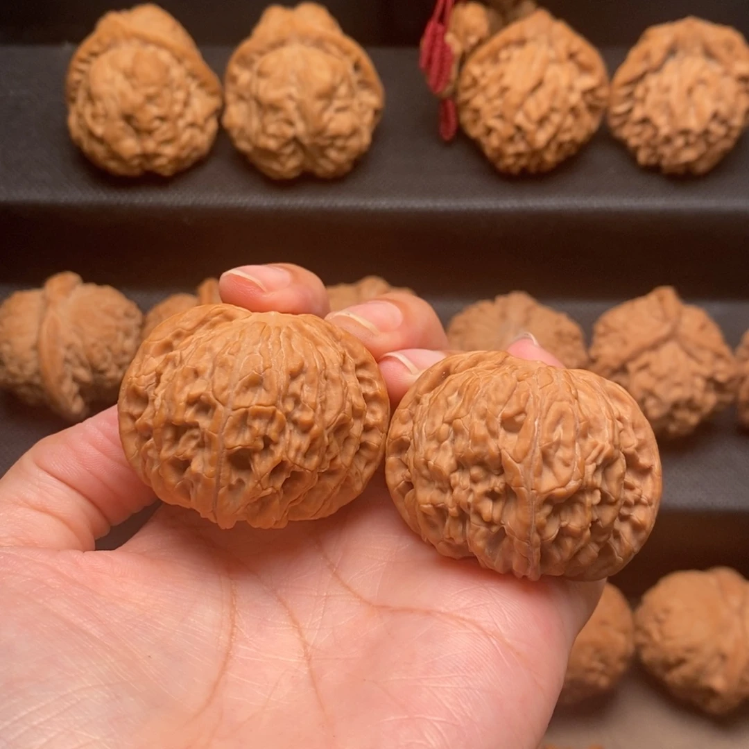 中***原吊坠文玩核桃41尺全球磨