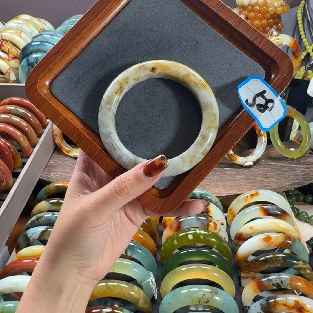 蛇纹石玉合金手镯