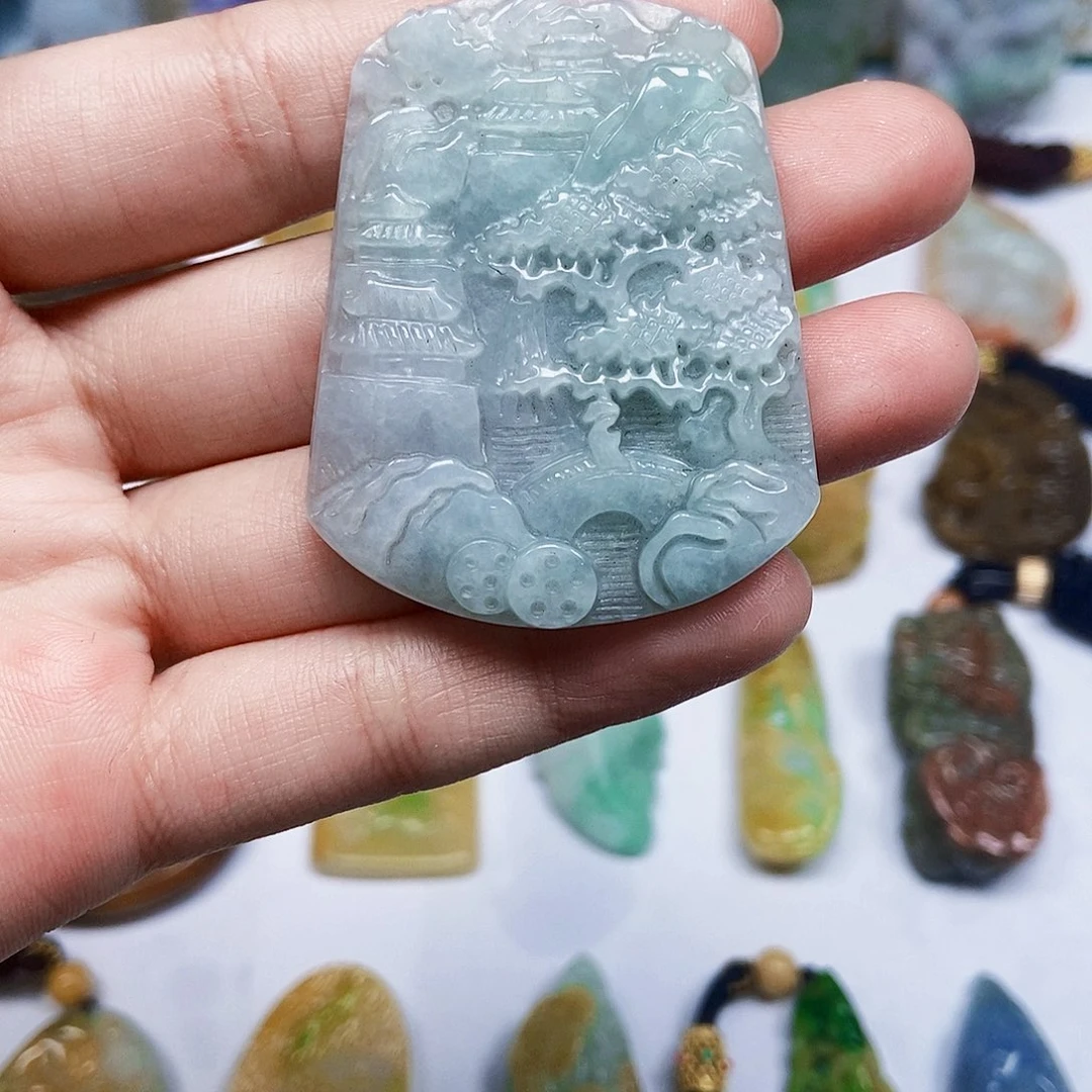 翡翠未镶嵌颈饰翡翠A货