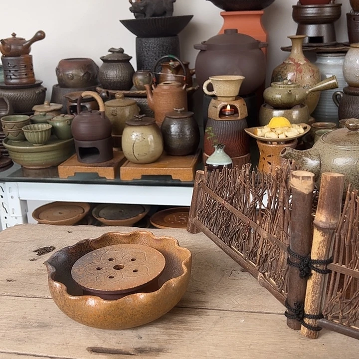 紫砂宜兴紫砂粗陶茶具64