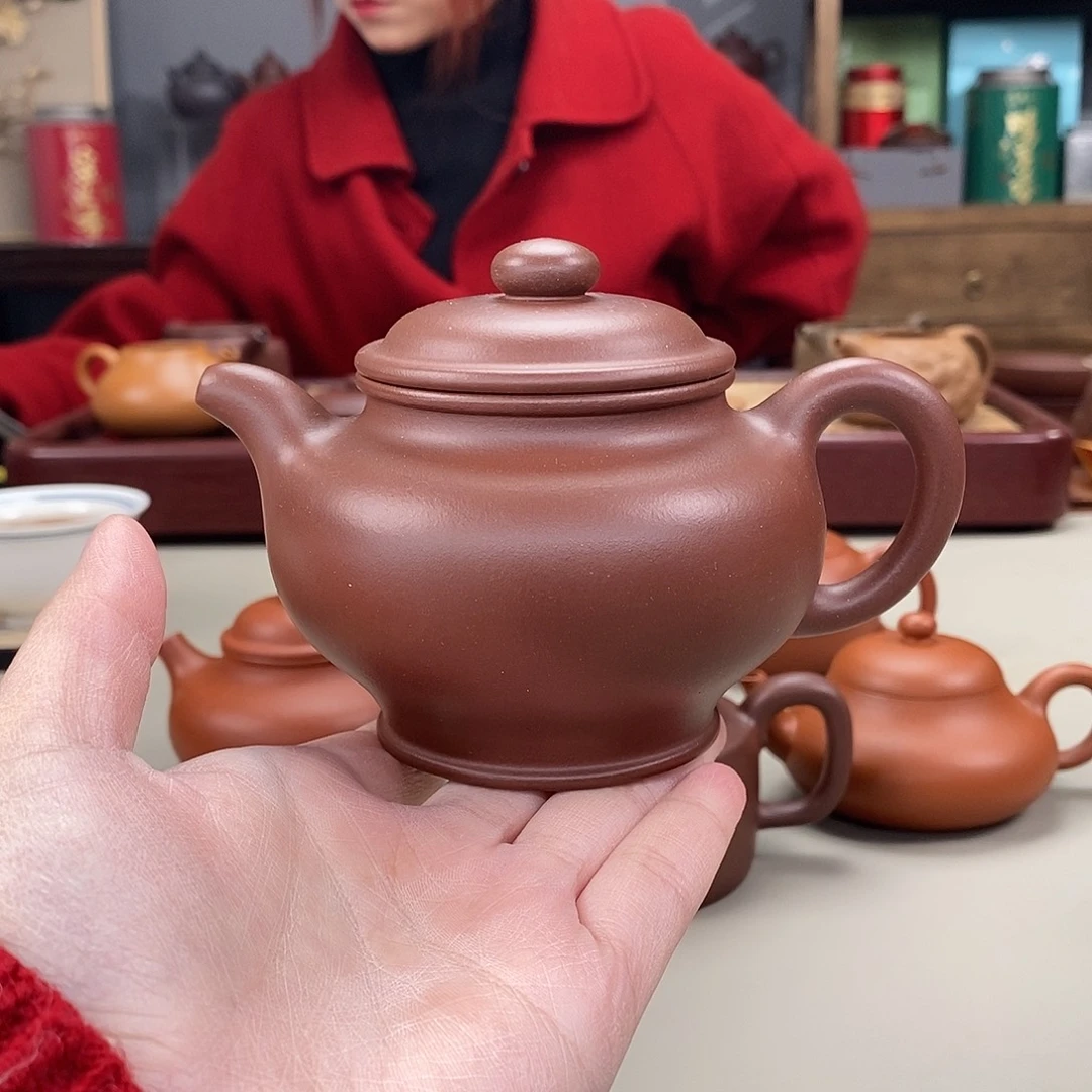 茶壶紫砂底槽清掇只半手250cc