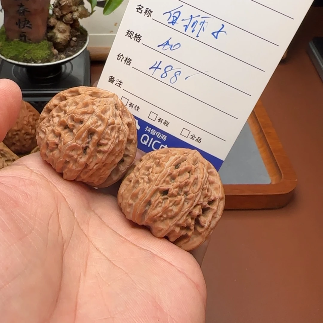 文玩核桃把件?****?白狮子