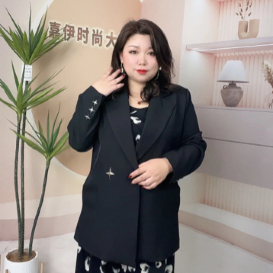 大码西装外套2025新款韩版时尚西装210斤可穿