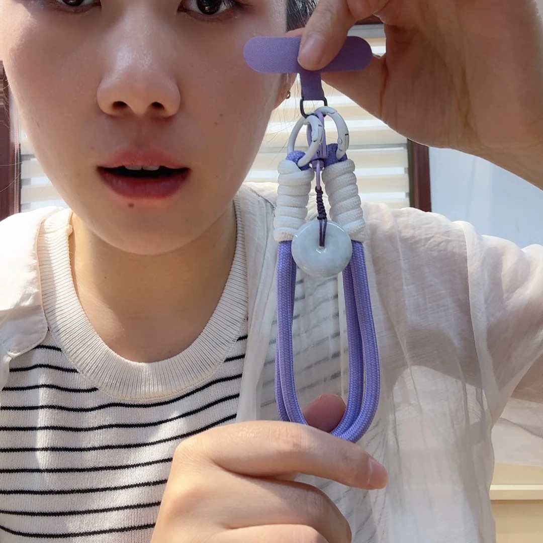 翡翠未镶嵌颈饰手机链