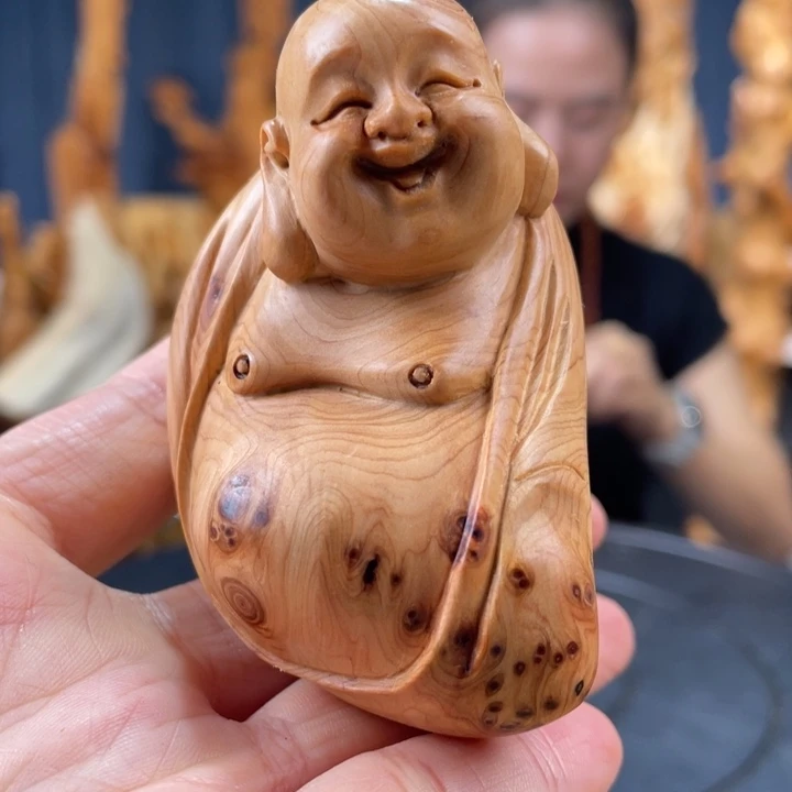 柏木（崖柏）手把件