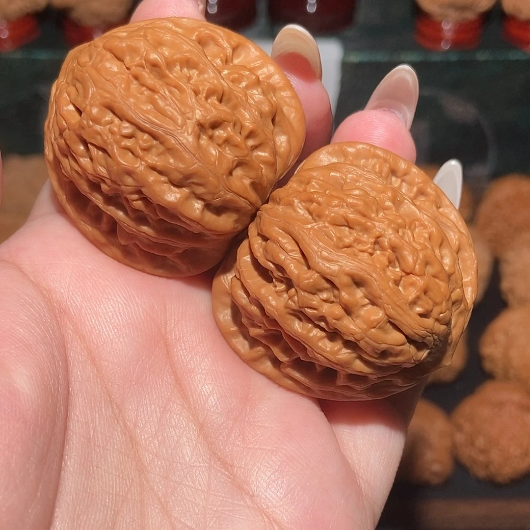 吊坠文玩核桃桃心铁锤41