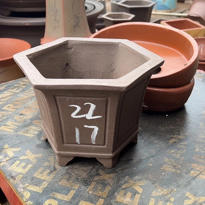 紫砂花盆透气花盆