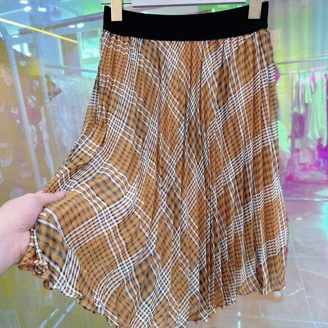 【OE家】NN1692-时尚女装设计感半身裙百搭休闲高腰显瘦