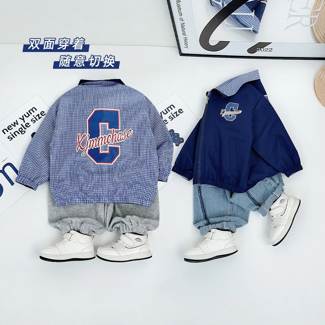 男童休闲外套春秋款儿童2025新款春装洋气 WG28162 悠悠童话童装