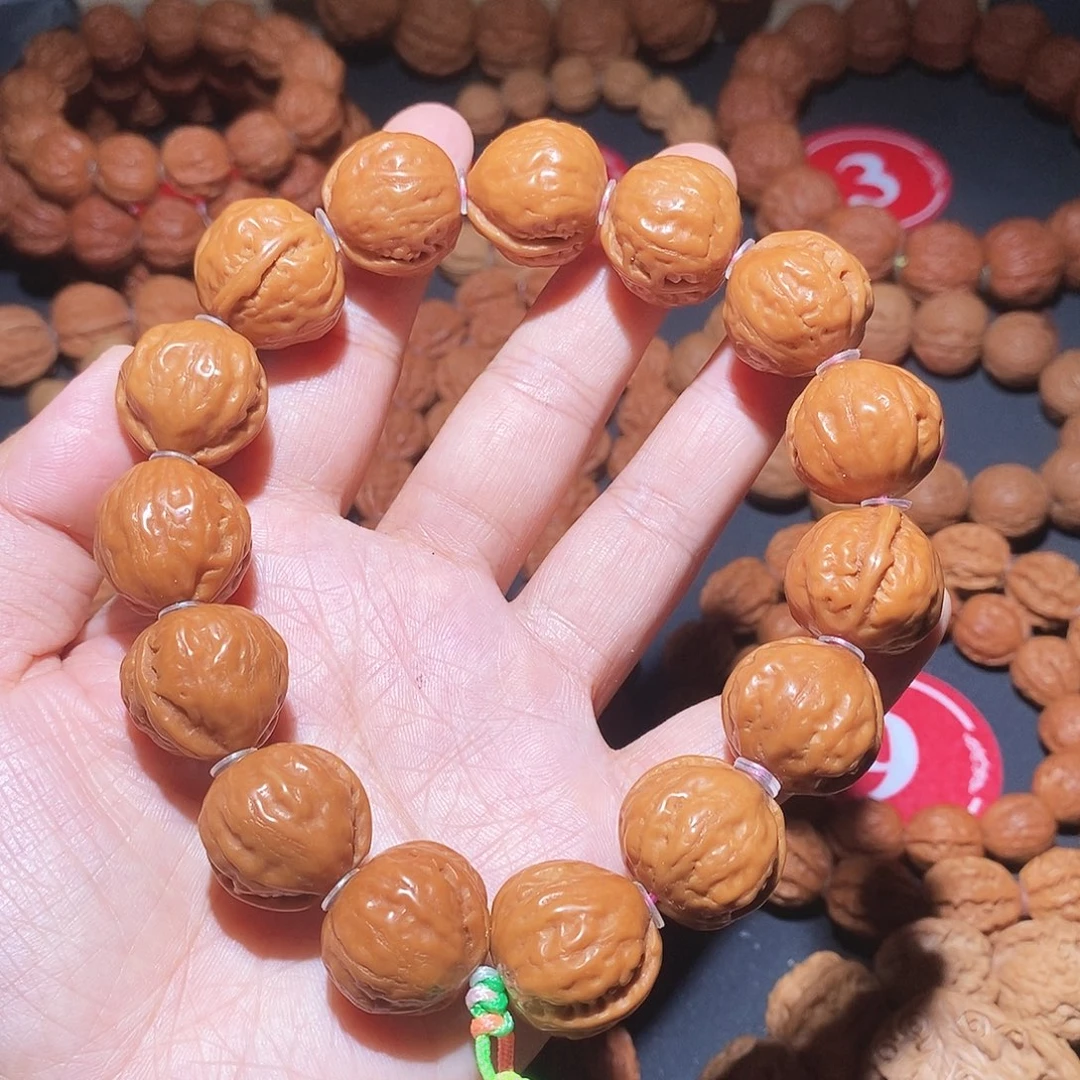 文玩核桃手串20尺光头手串