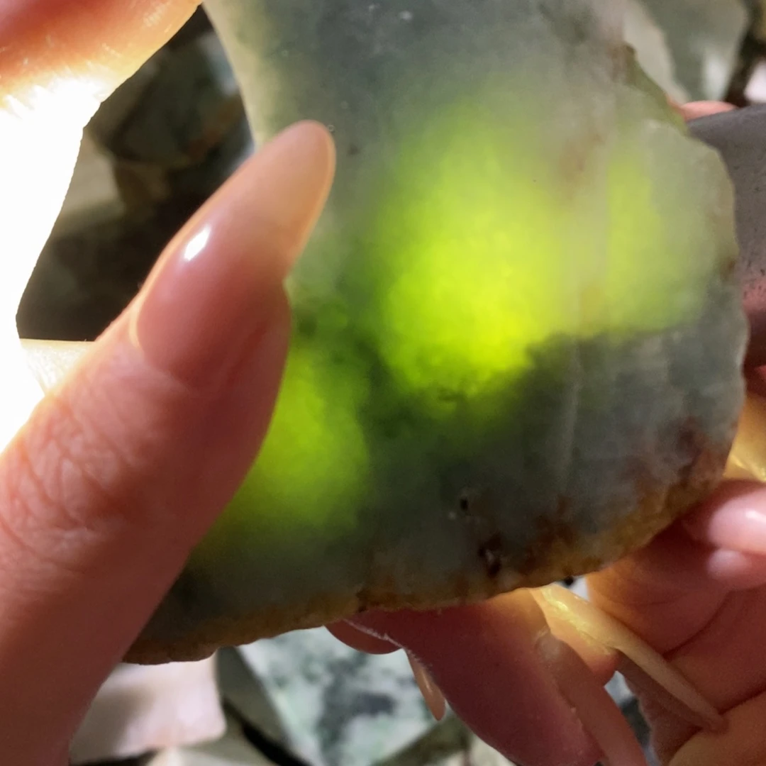 颈饰未镶嵌翡翠天然翡翠