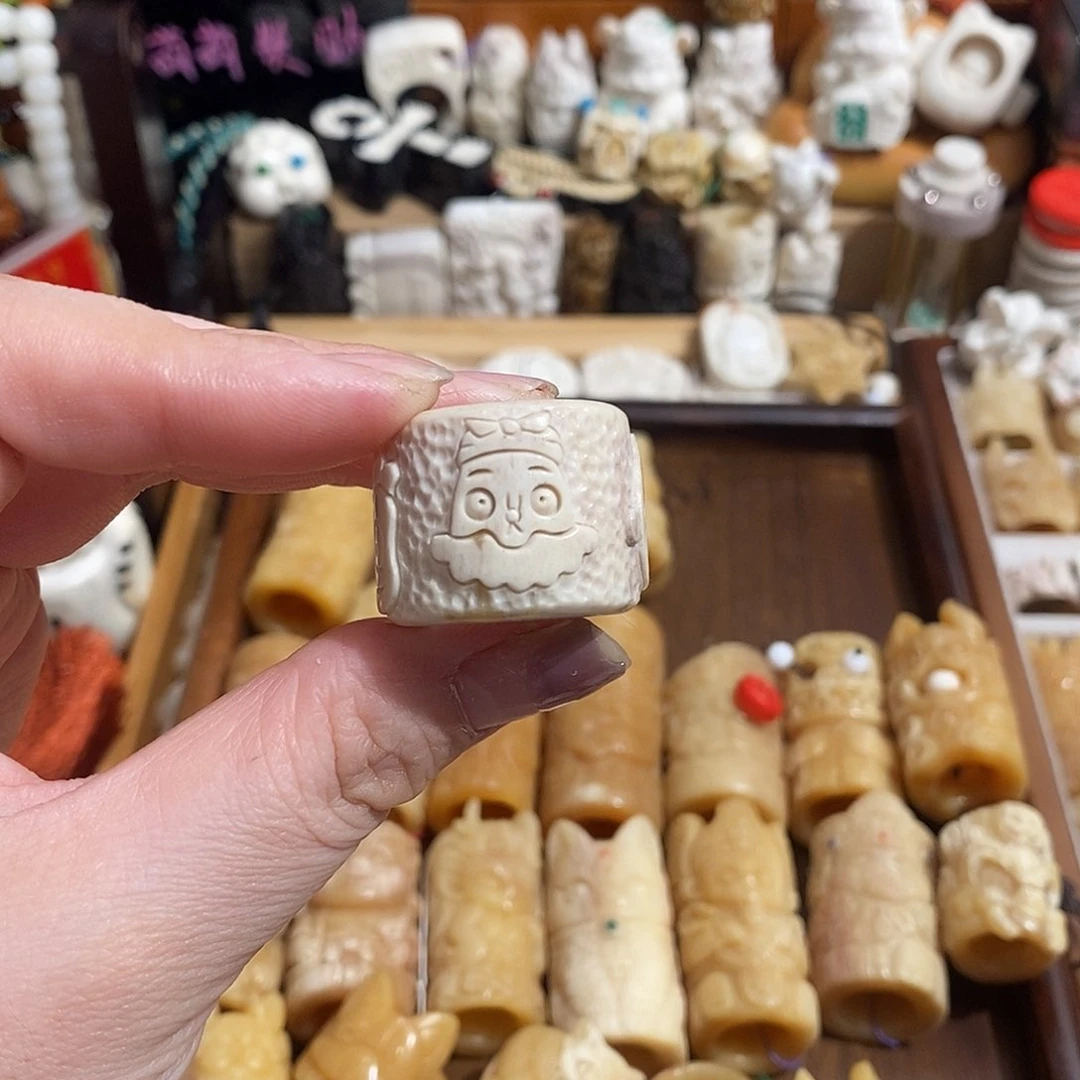 鹿骨把件3号浪浪山跑环内径14加不退换