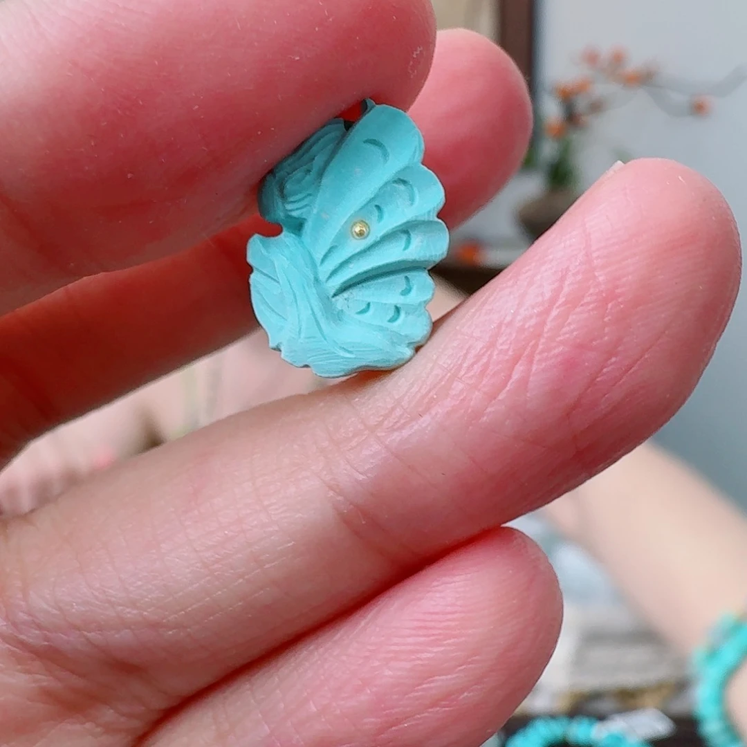 未镶嵌绿松石珠宝奇石