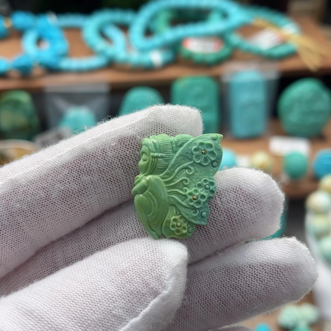 绿松石未镶嵌配饰