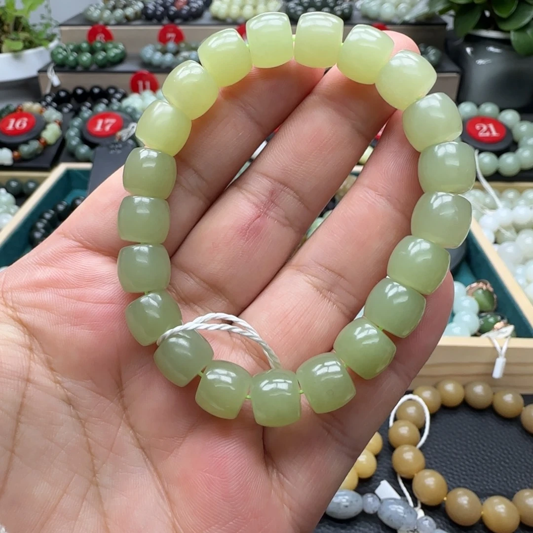 和田玉未镶嵌手链10