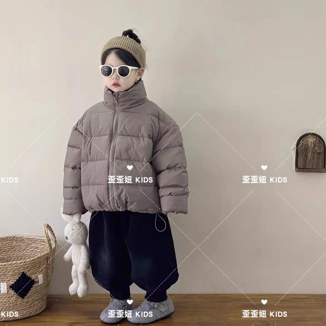 【歪歪妞童装】6695儿童复古森系洋气宽松棉服男女童宝宝老钱风棉衣