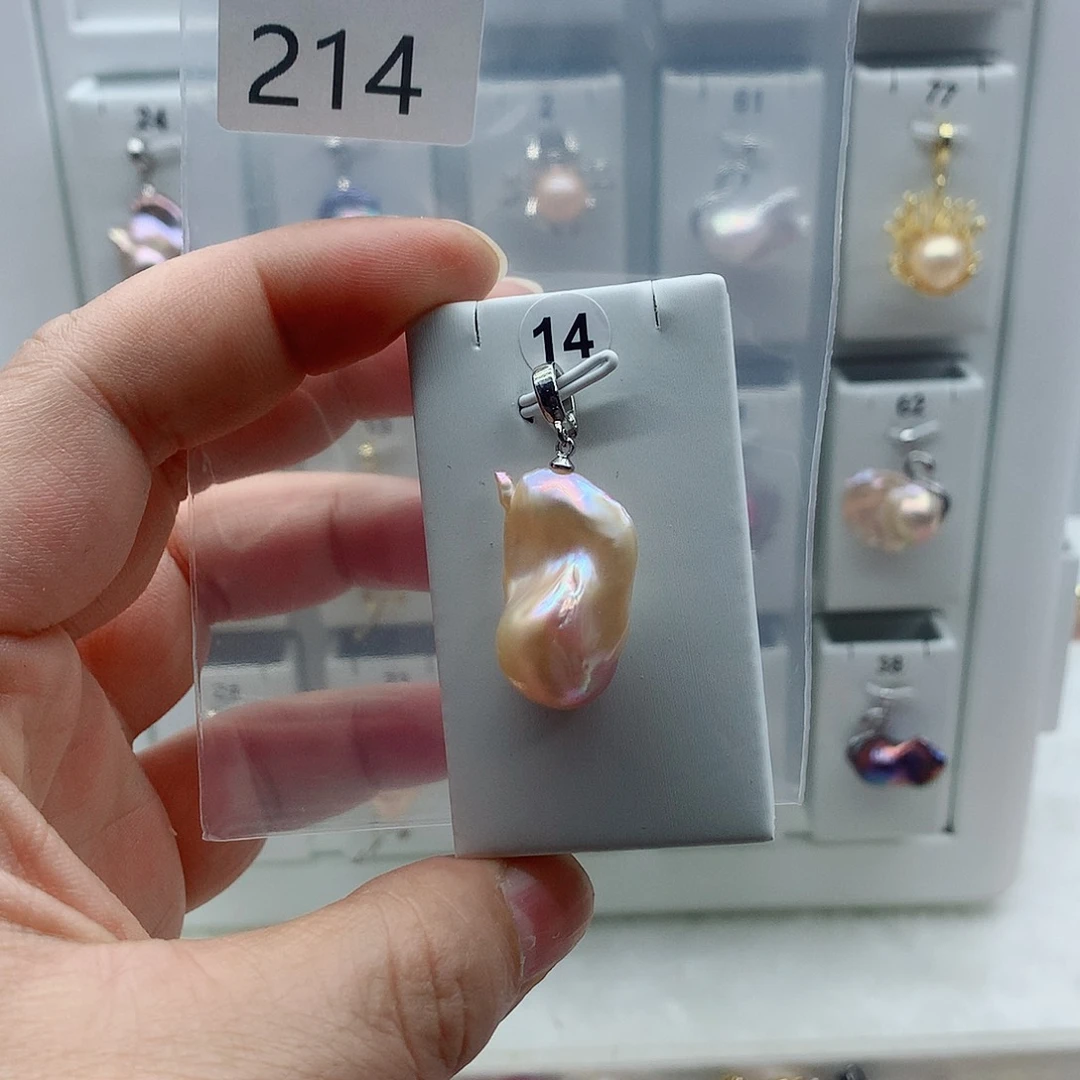 吊坠(不含链)合金淡水珍珠