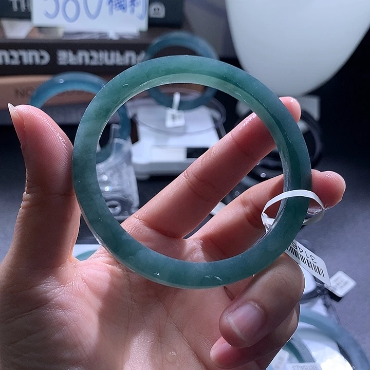 定制翡翠未镶嵌定制冰胶绿61