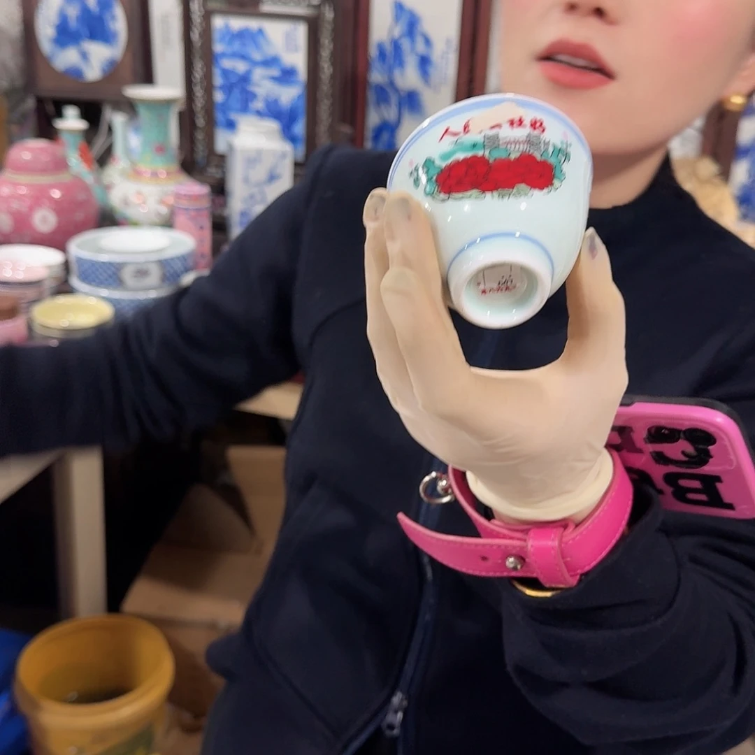 摆件瓷//////景德镇陶瓷瓷器。杯。