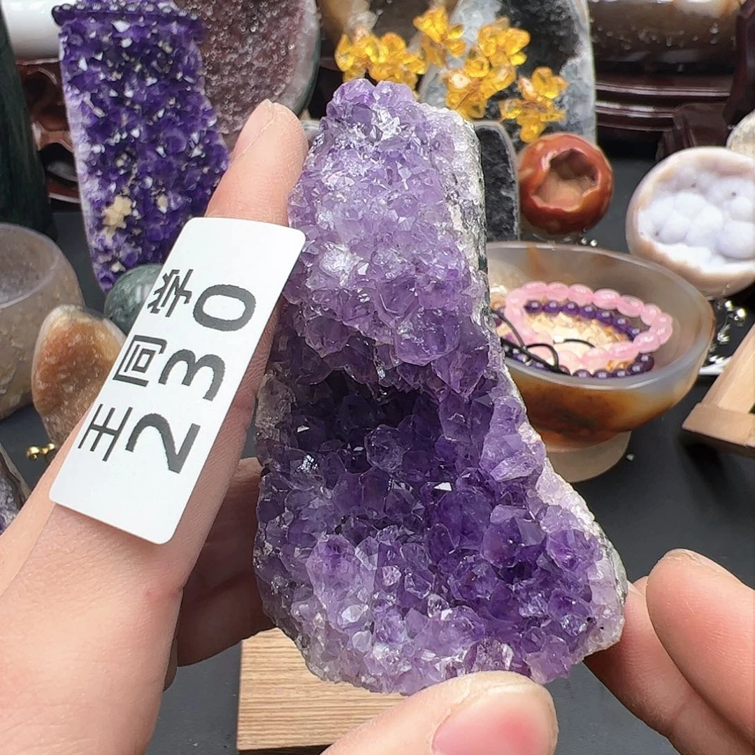 紫晶水晶摆件未镶嵌w***.230